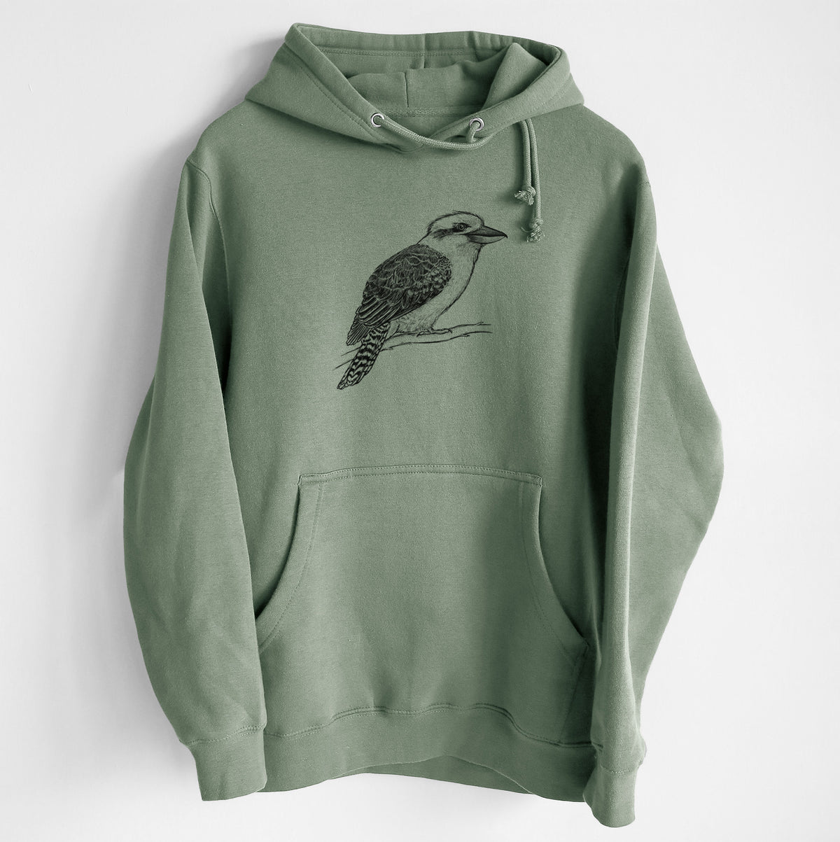 Kookaburra - Dacelo novaeguineae - Heavyweight Fleece Hoodie