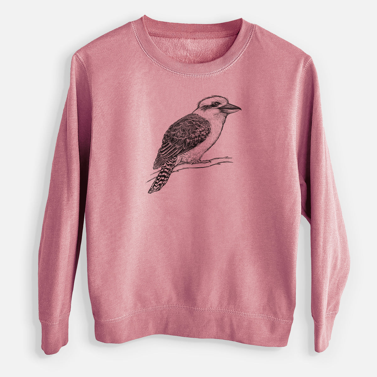 Kookaburra - Dacelo novaeguineae - Youth Lightweight Crewneck Sweatshirt