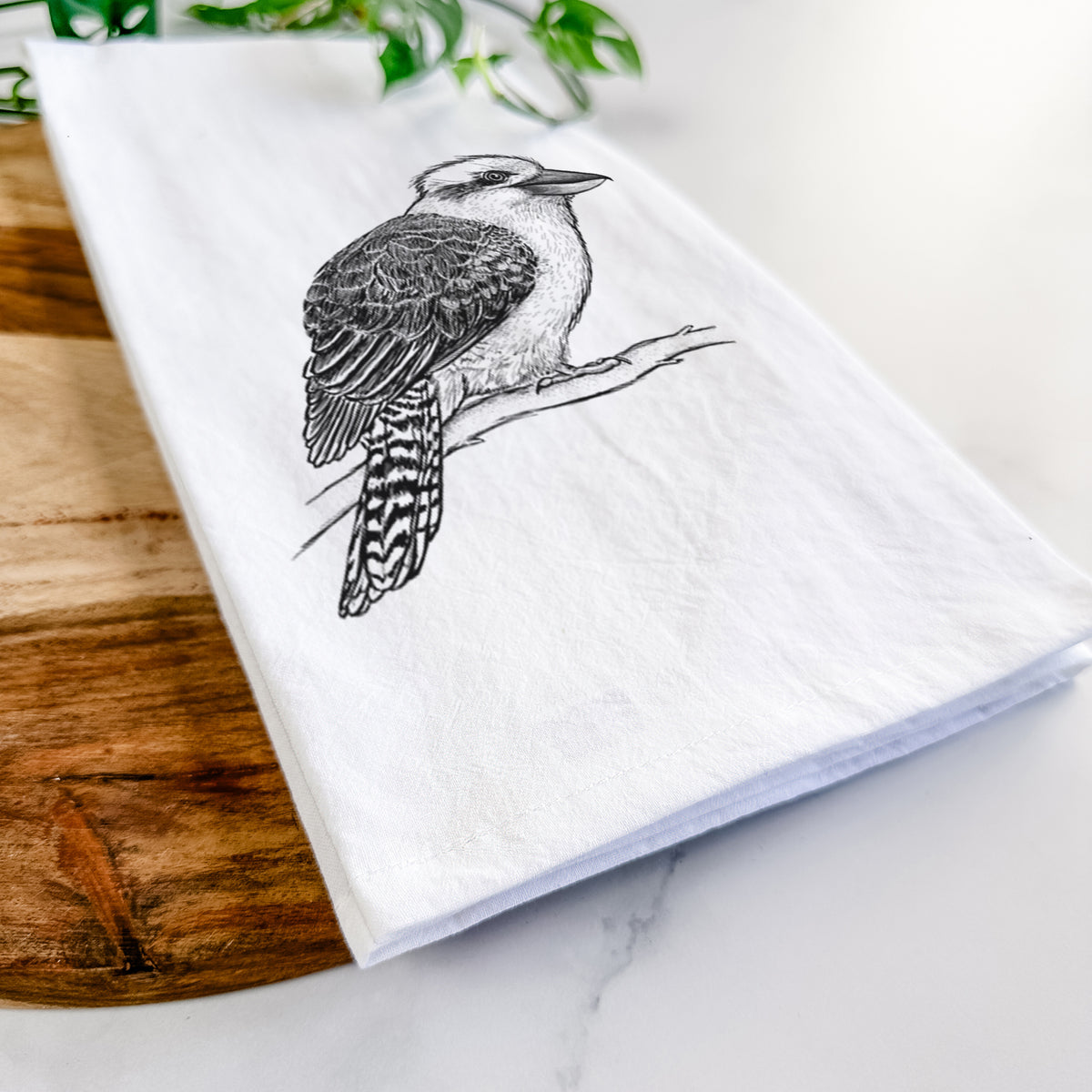 Kookaburra - Dacelo novaeguineae Tea Towel