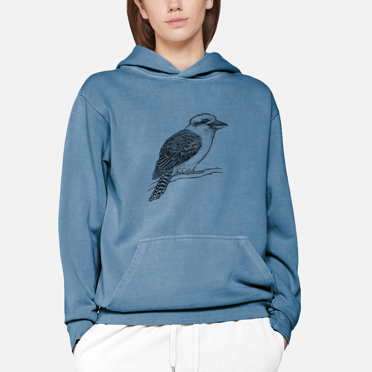 Kookaburra - Dacelo novaeguineae  - Urban Heavyweight Hoodie