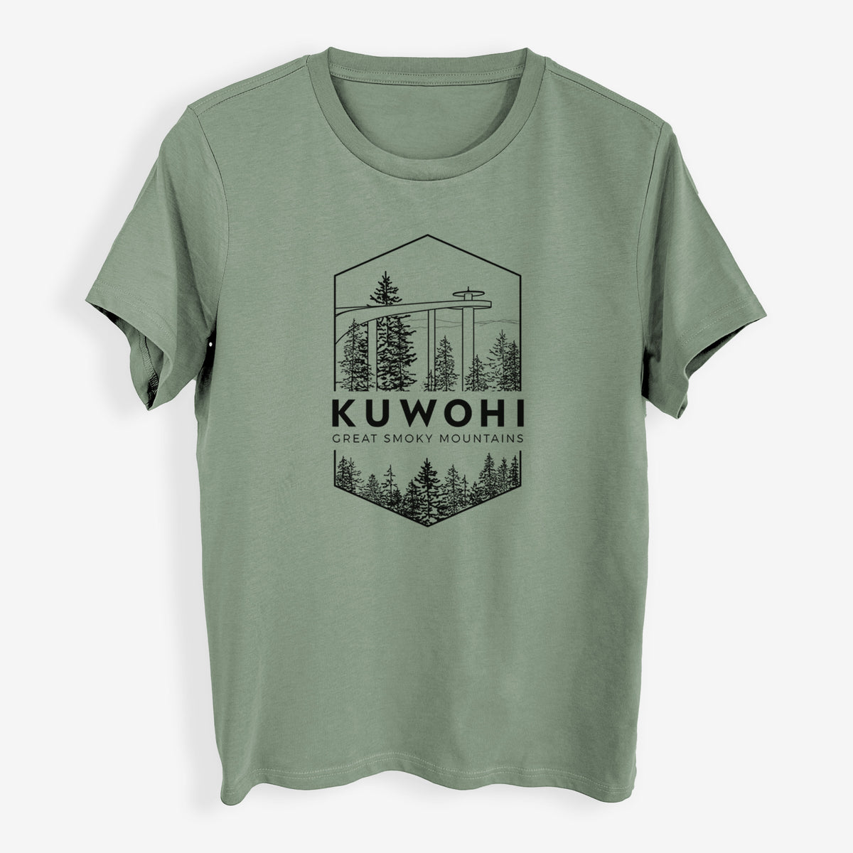 Kuwohi - Great Smoky Mountains National Park - Womens Everyday Maple Tee