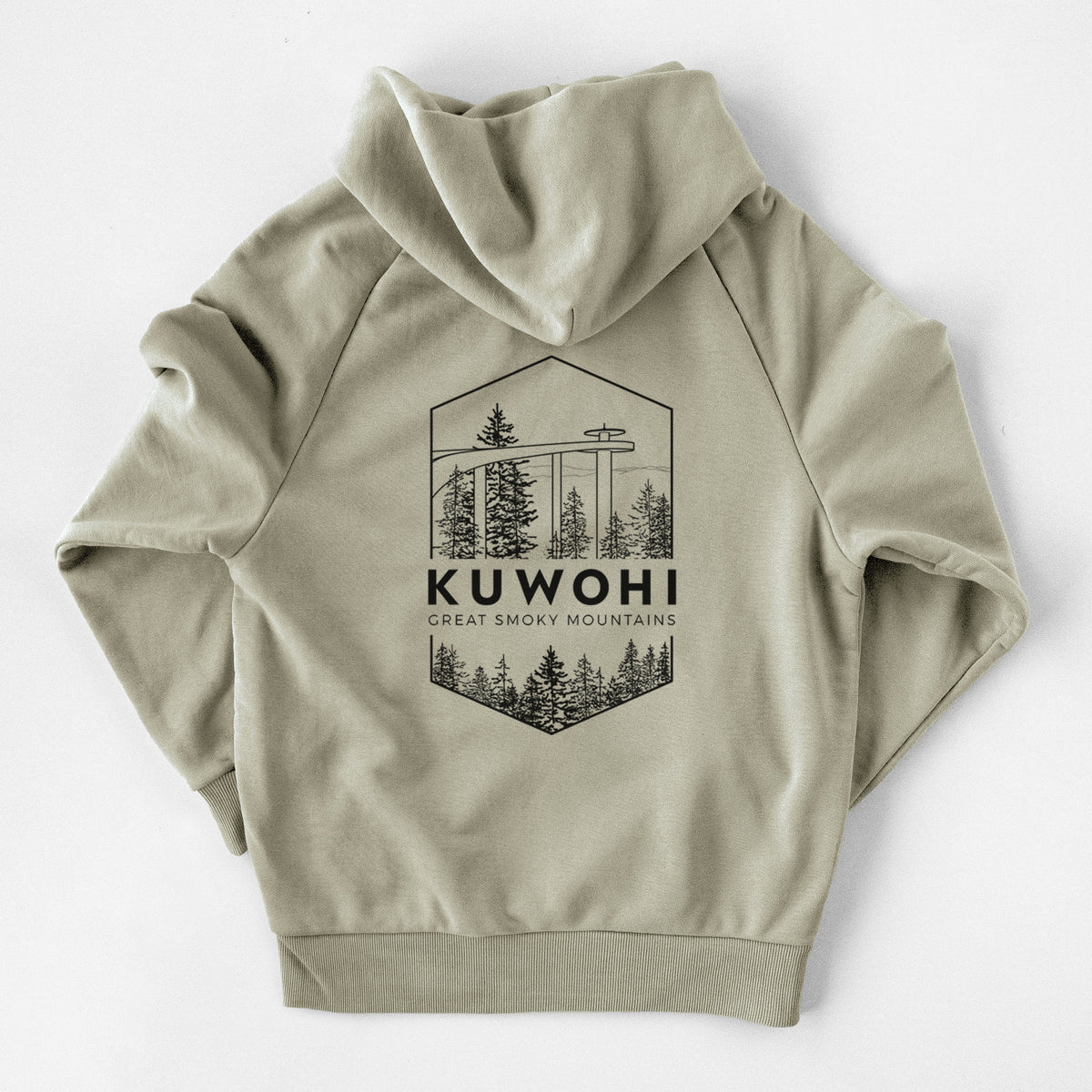 Kuwohi - Great Smoky Mountains National Park - UltraLuxe Heavyweight French Terry Hoodie