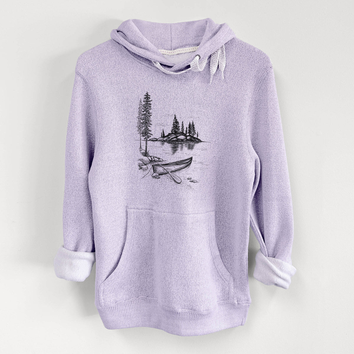 Lakeside Canoe - Knit Hoodie