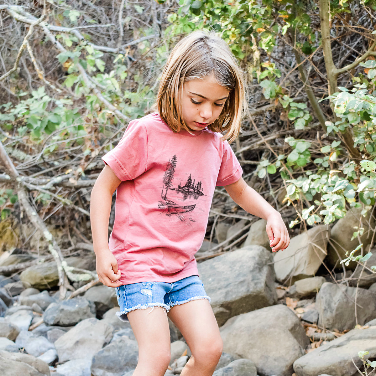 Lakeside Canoe - Kids Shirt