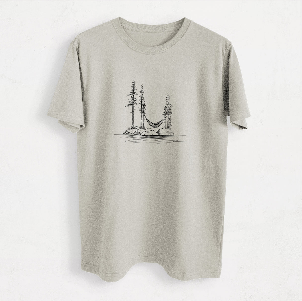 Lakeside Hammock - Heavyweight Men&#39;s 100% Organic Cotton Tee