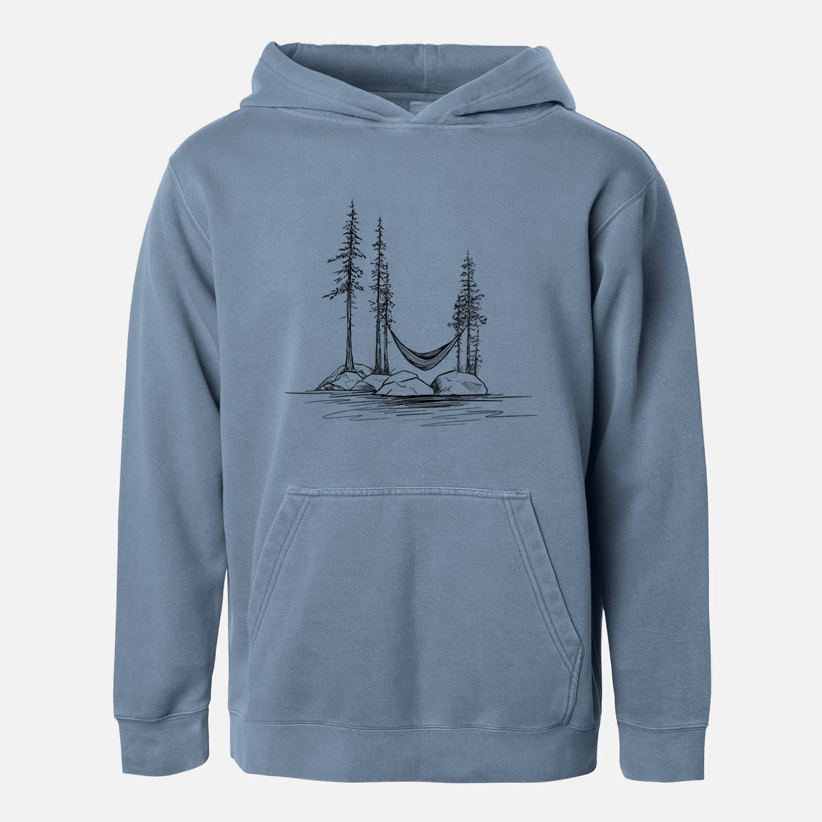 Lakeside Hammock - Youth Pigment Dyed Hoodie