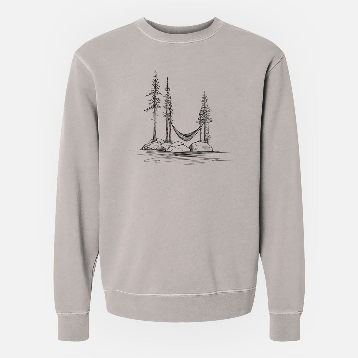 Lakeside Hammock - Unisex Pigment Dyed Crew Sweatshirt