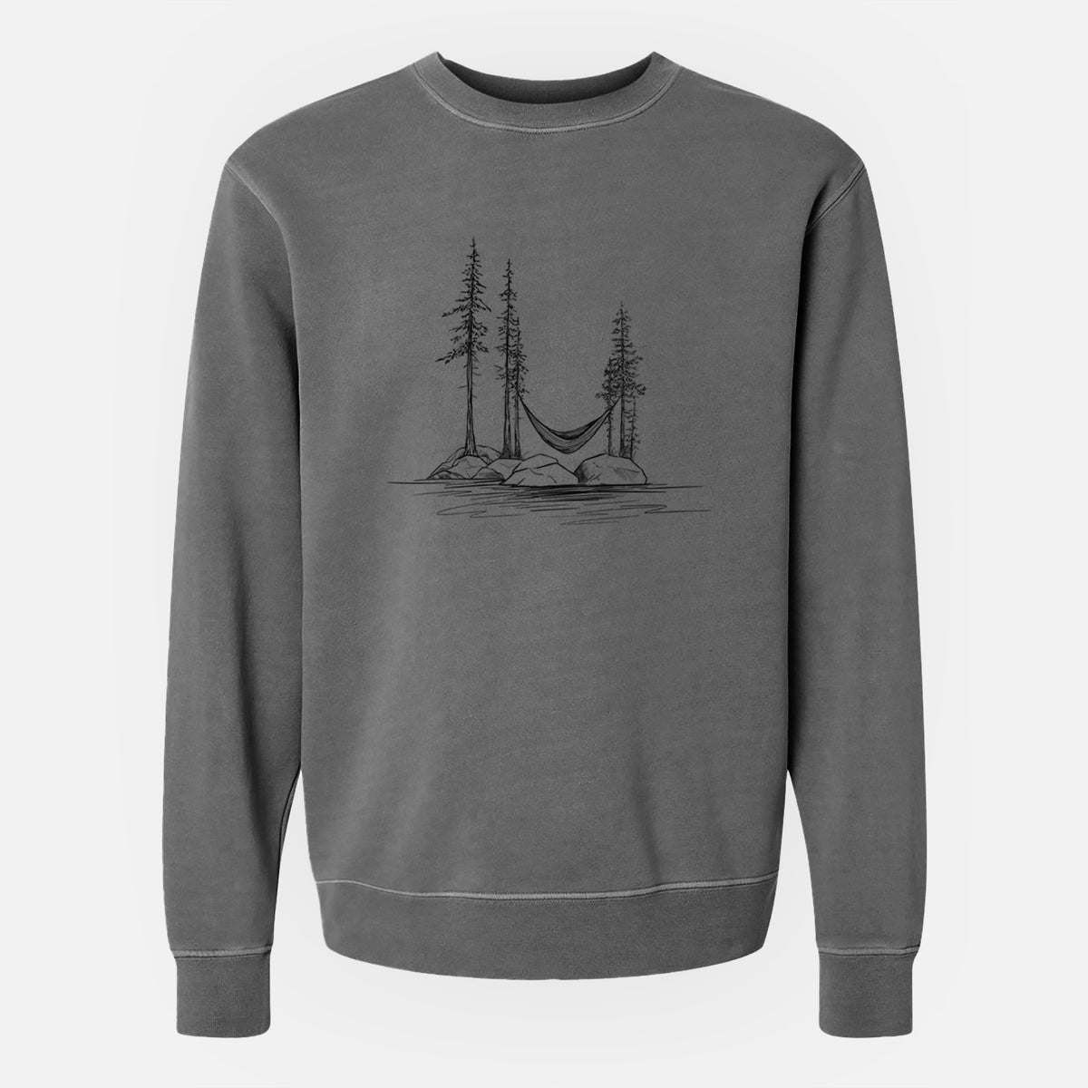 Lakeside Hammock - Unisex Pigment Dyed Crew Sweatshirt