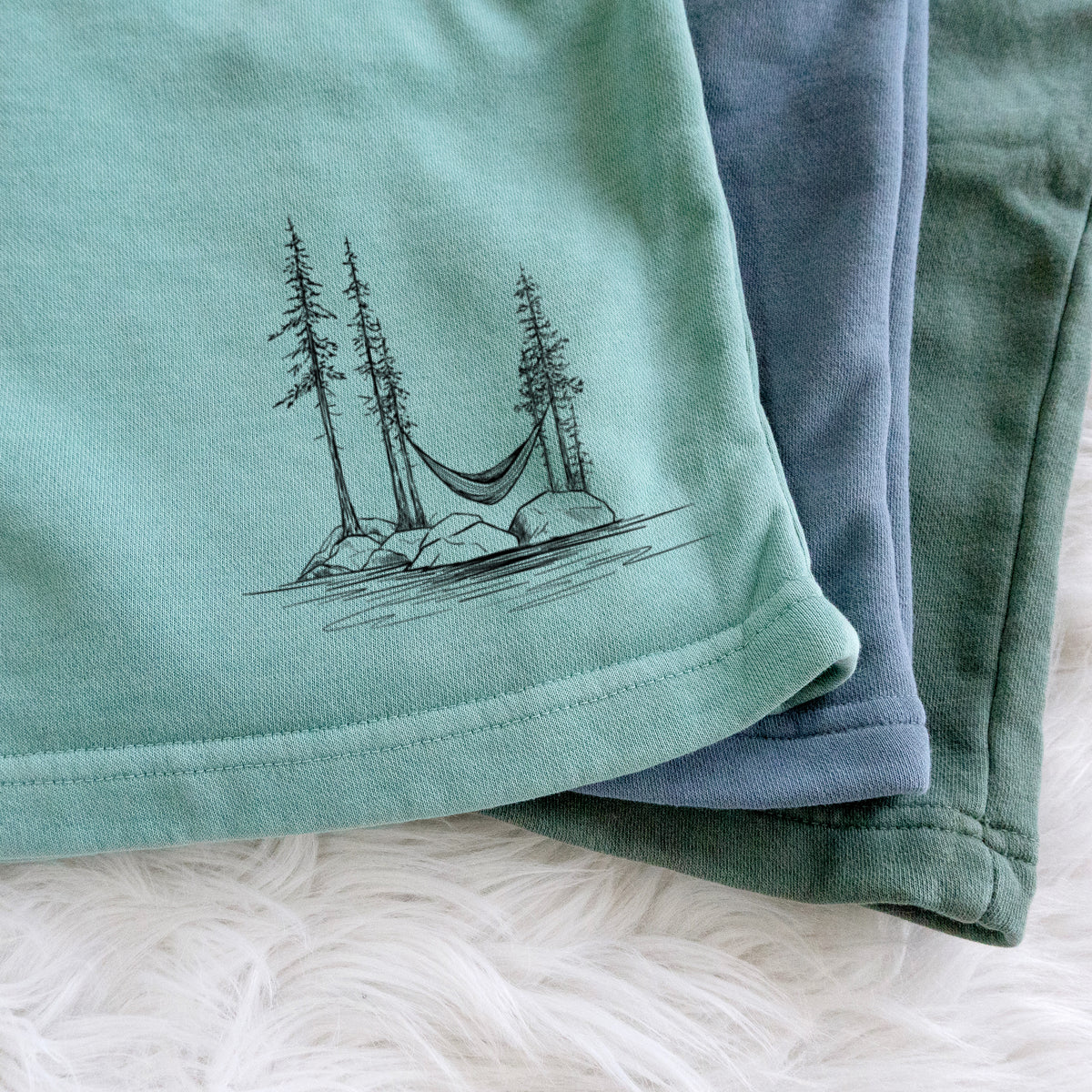 Lakeside Hammock - Unisex Pigment Dyed Shorts