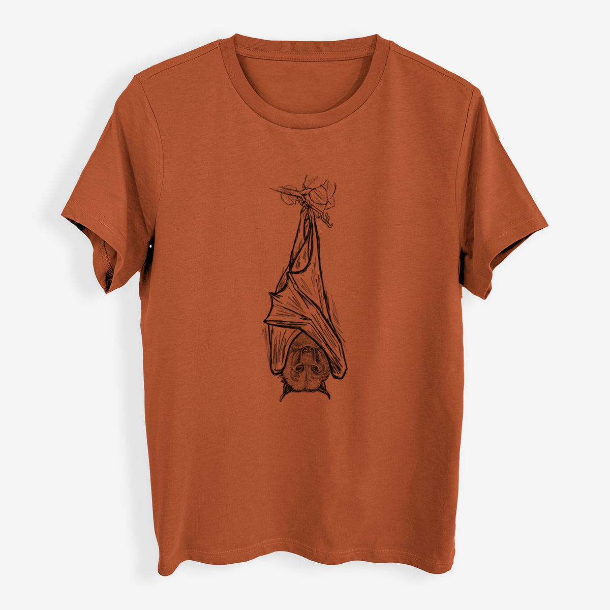 Pteropus vampyrus - Large Flying Fox - Womens Everyday Maple Tee