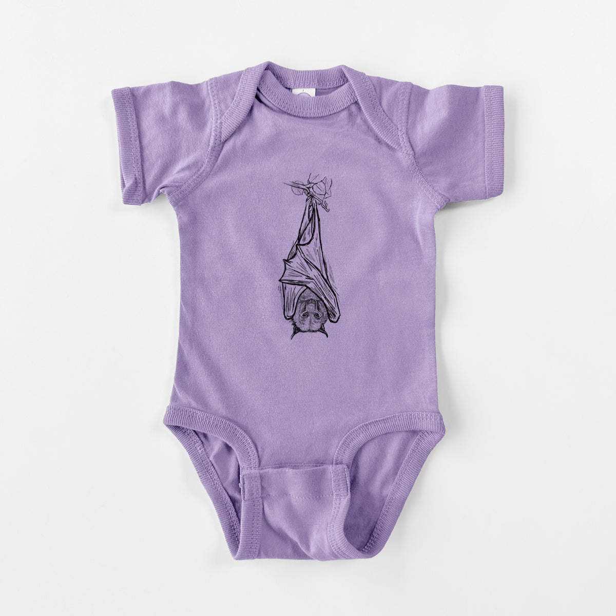 Pteropus vampyrus - Large Flying Fox - Baby Fine Jersey Bodysuit
