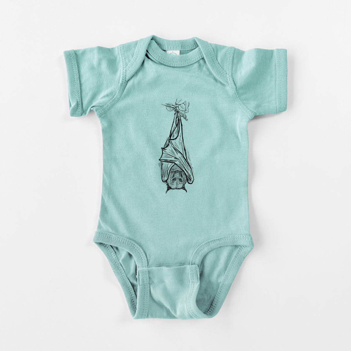 Pteropus vampyrus - Large Flying Fox - Baby Fine Jersey Bodysuit