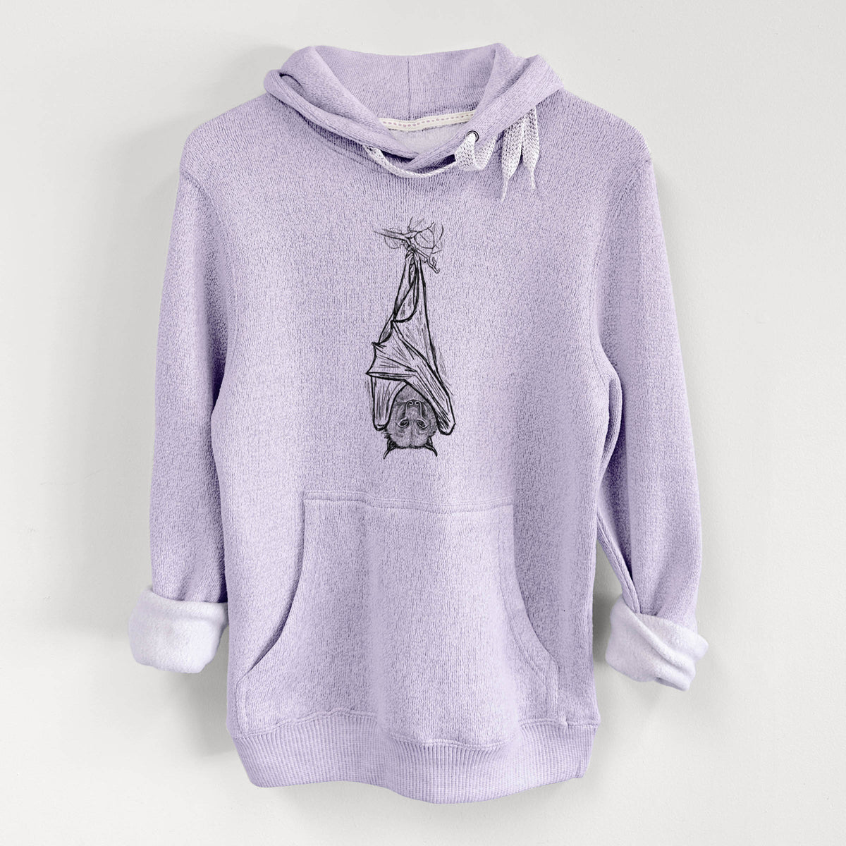 Pteropus vampyrus - Large Flying Fox - Knit Hoodie