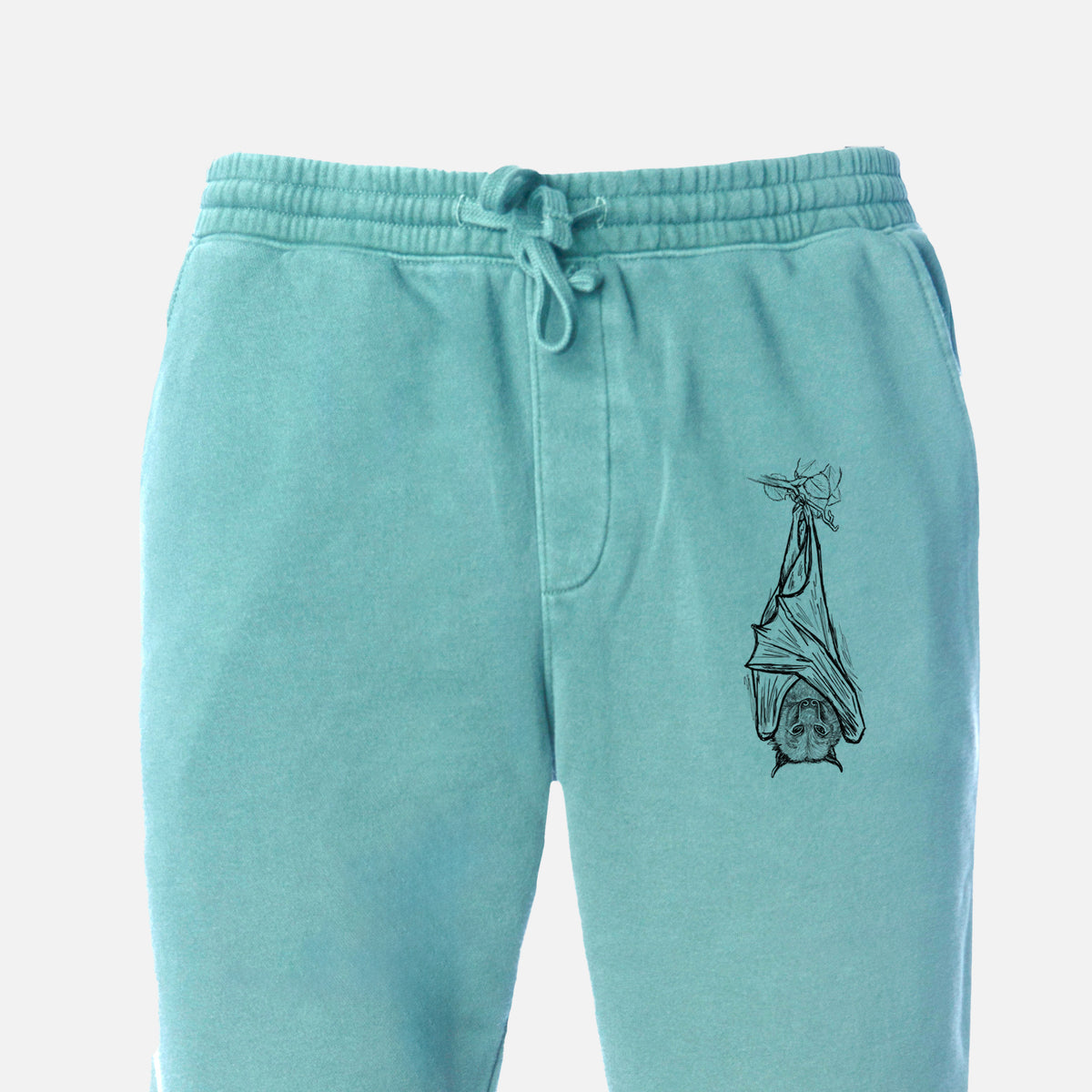 Pteropus vampyrus - Large Flying Fox - Unisex Pigment Dyed Sweatpants