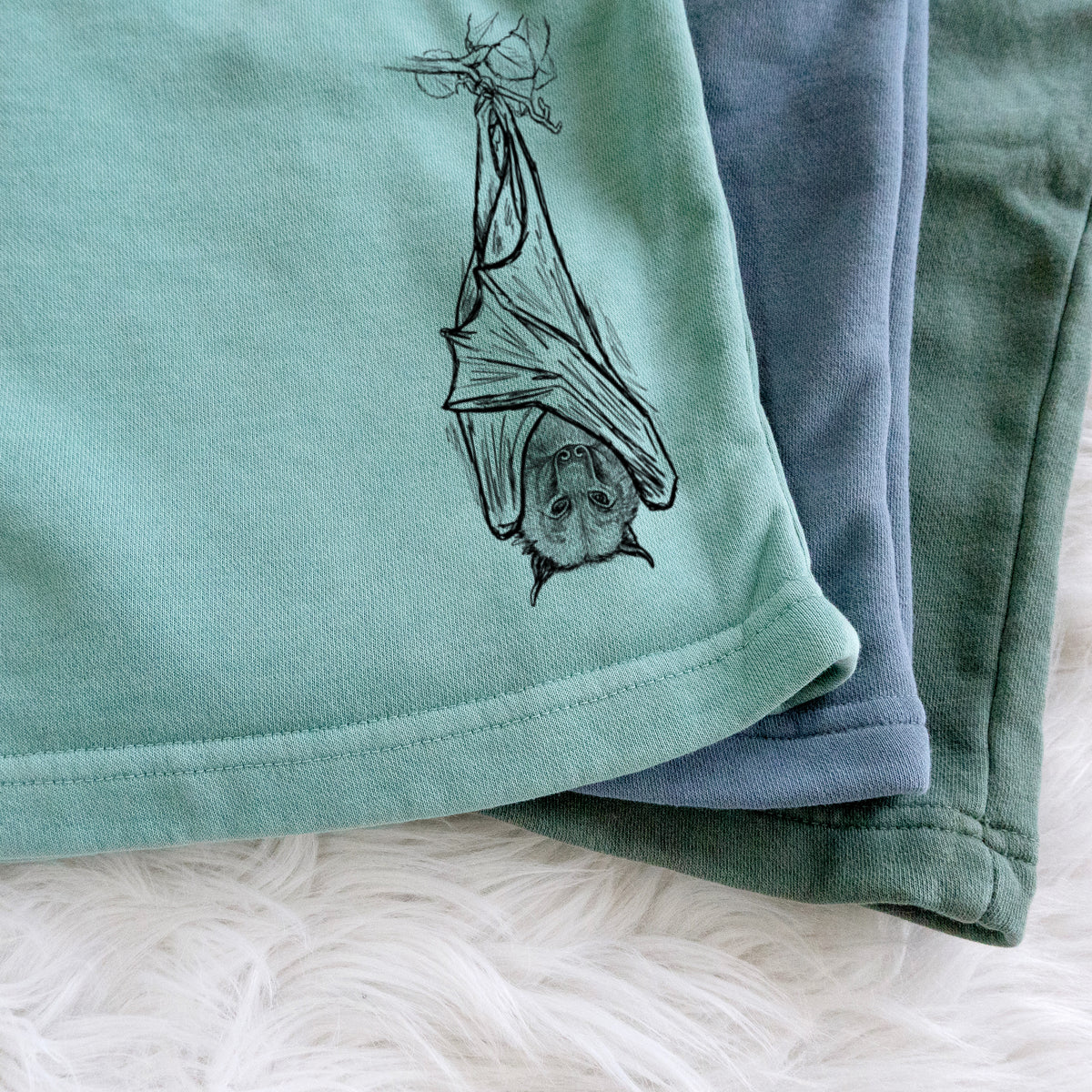 Pteropus vampyrus - Large Flying Fox - Unisex Pigment Dyed Shorts