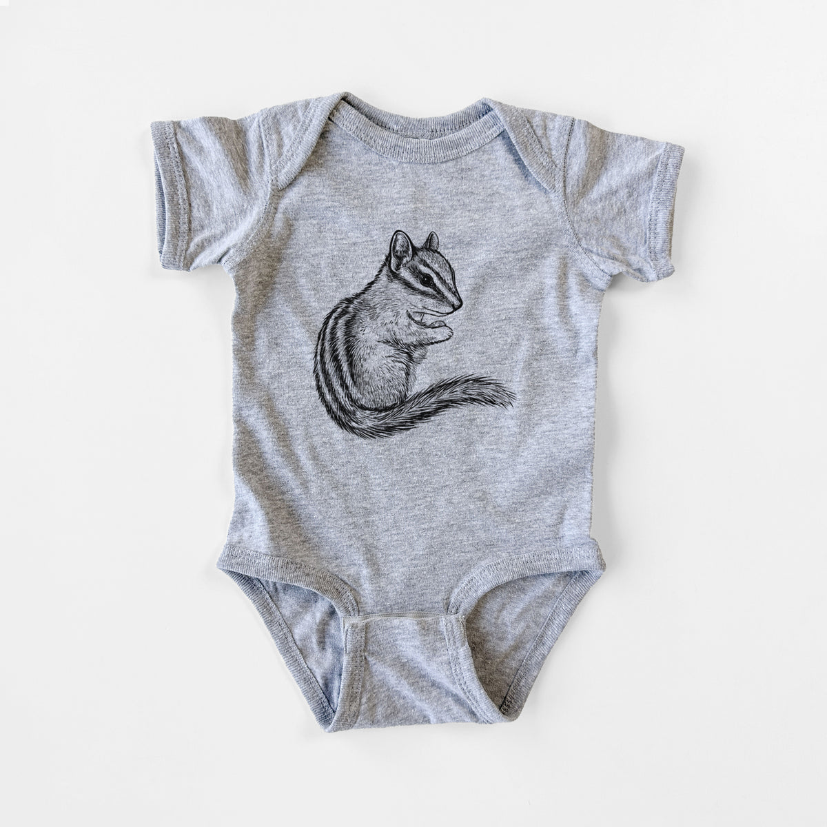 Chipmunk - Neotamias minimus - Baby Fine Jersey Bodysuit