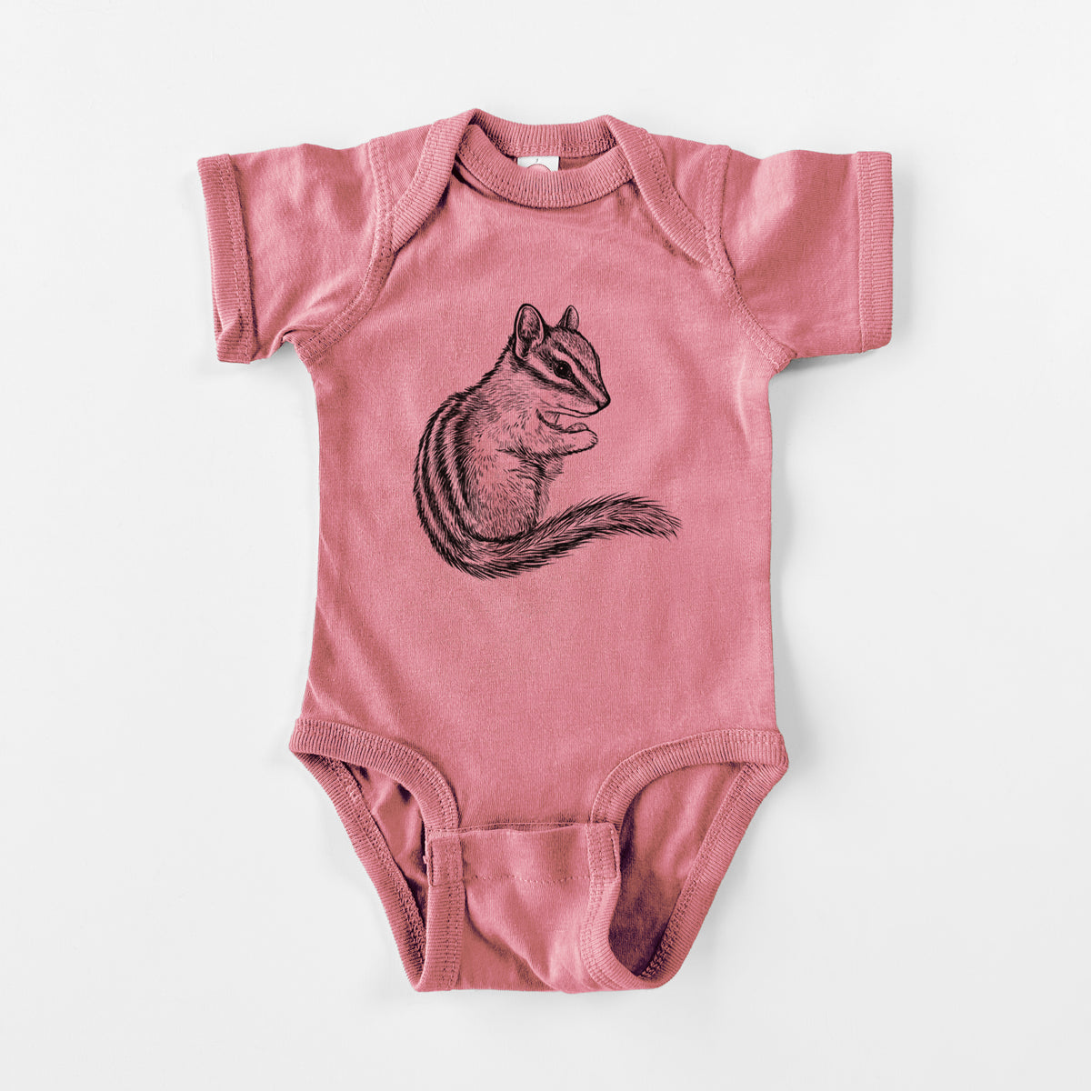 Chipmunk - Neotamias minimus - Baby Fine Jersey Bodysuit