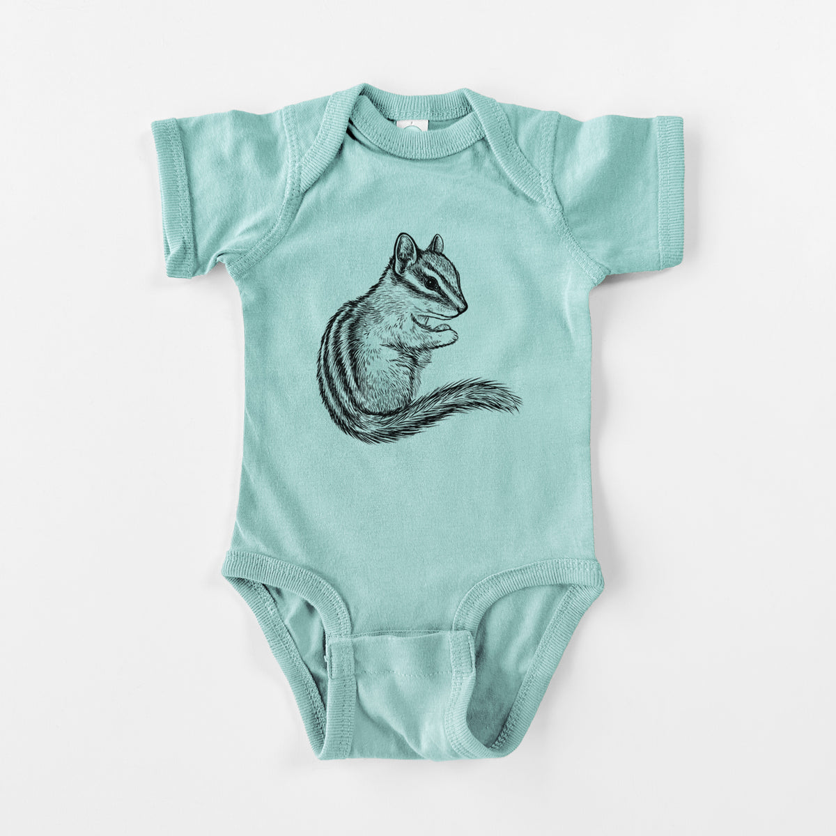Chipmunk - Neotamias minimus - Baby Fine Jersey Bodysuit