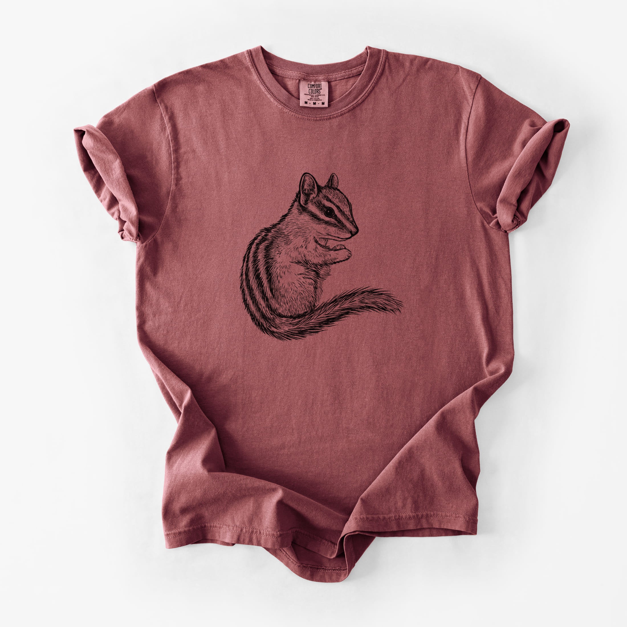 Chipmunk - Neotamias minimus - Unisex Comfort Colors Garment-Dyed Heavyweight T-shirt