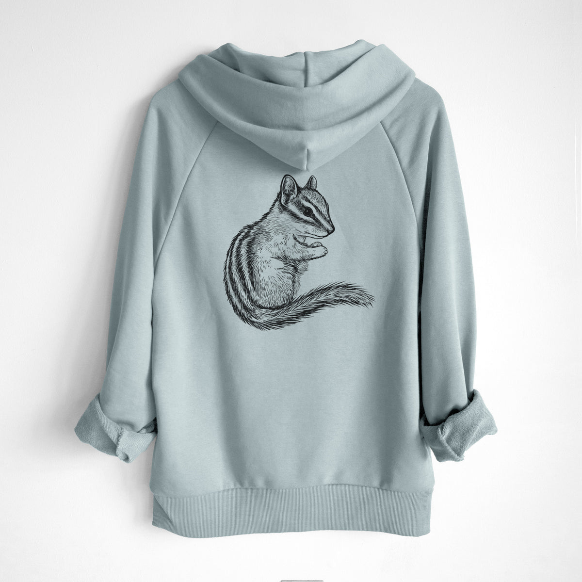 Chipmunk - Neotamias minimus - UltraLuxe Heavyweight French Terry Hoodie