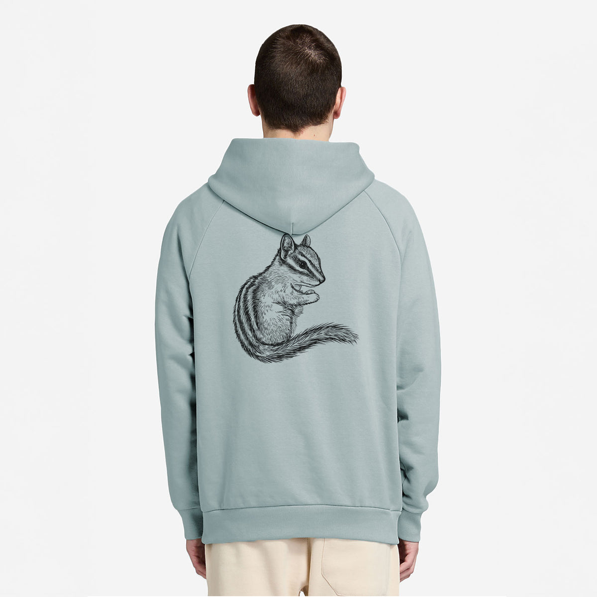 Chipmunk - Neotamias minimus - UltraLuxe Heavyweight French Terry Hoodie