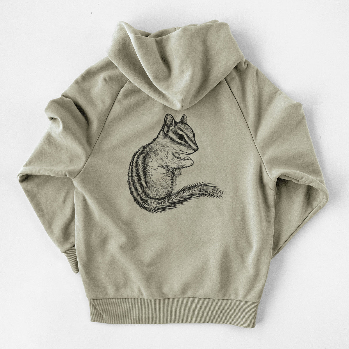 Chipmunk - Neotamias minimus - UltraLuxe Heavyweight French Terry Hoodie