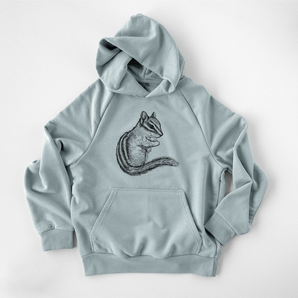Chipmunk - Neotamias minimus - UltraLuxe Heavyweight French Terry Hoodie