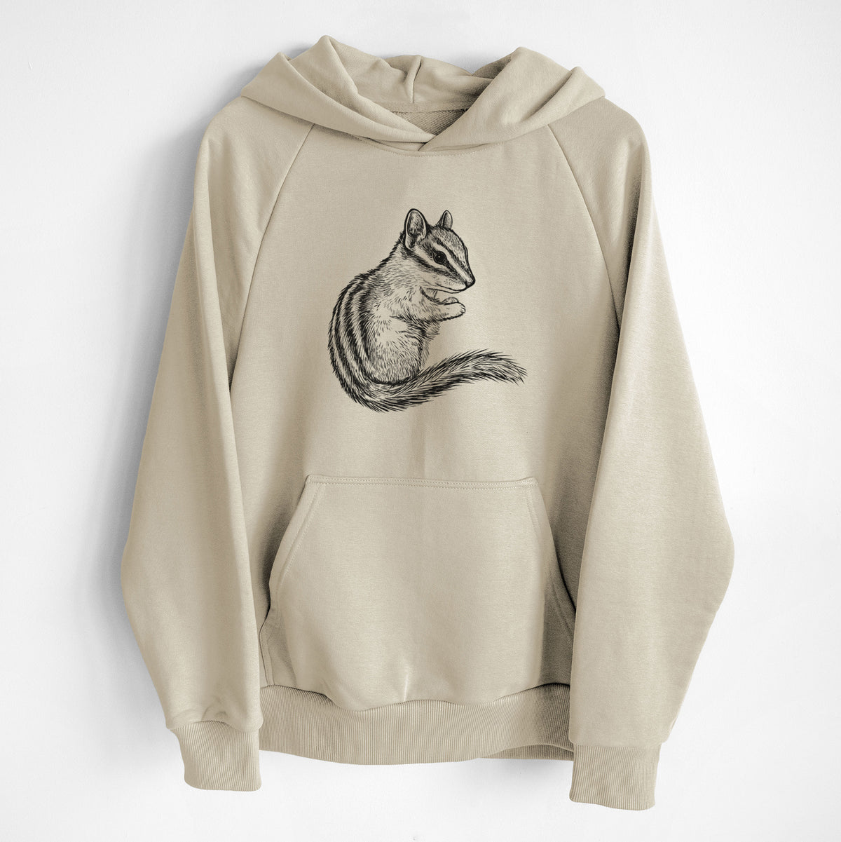 Chipmunk - Neotamias minimus - UltraLuxe Heavyweight French Terry Hoodie