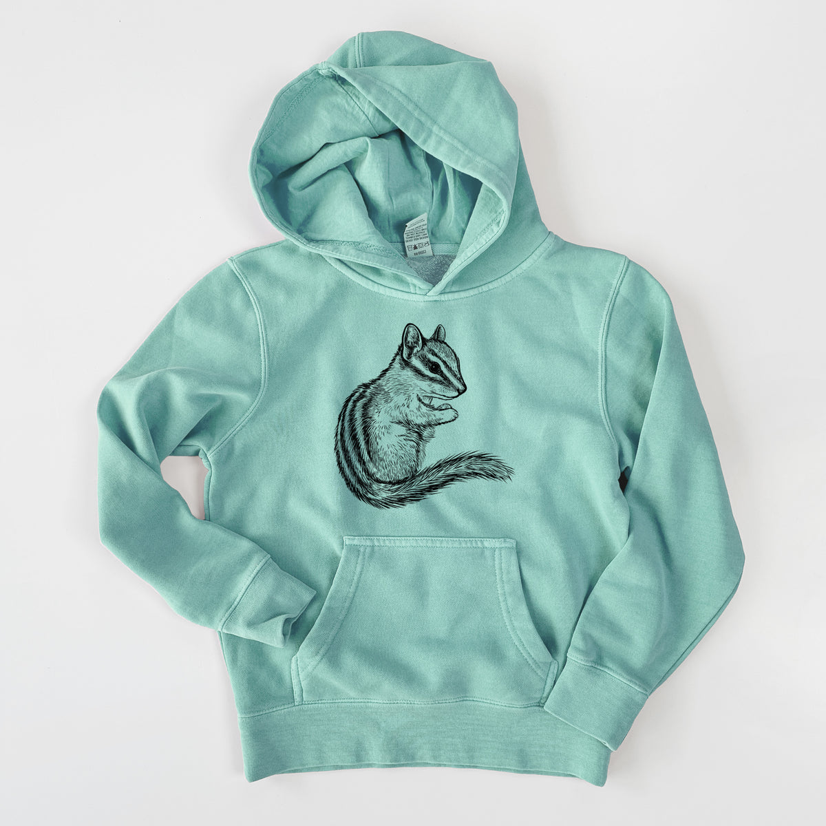 Chipmunk - Neotamias minimus - Youth Pigment Dyed Hoodie