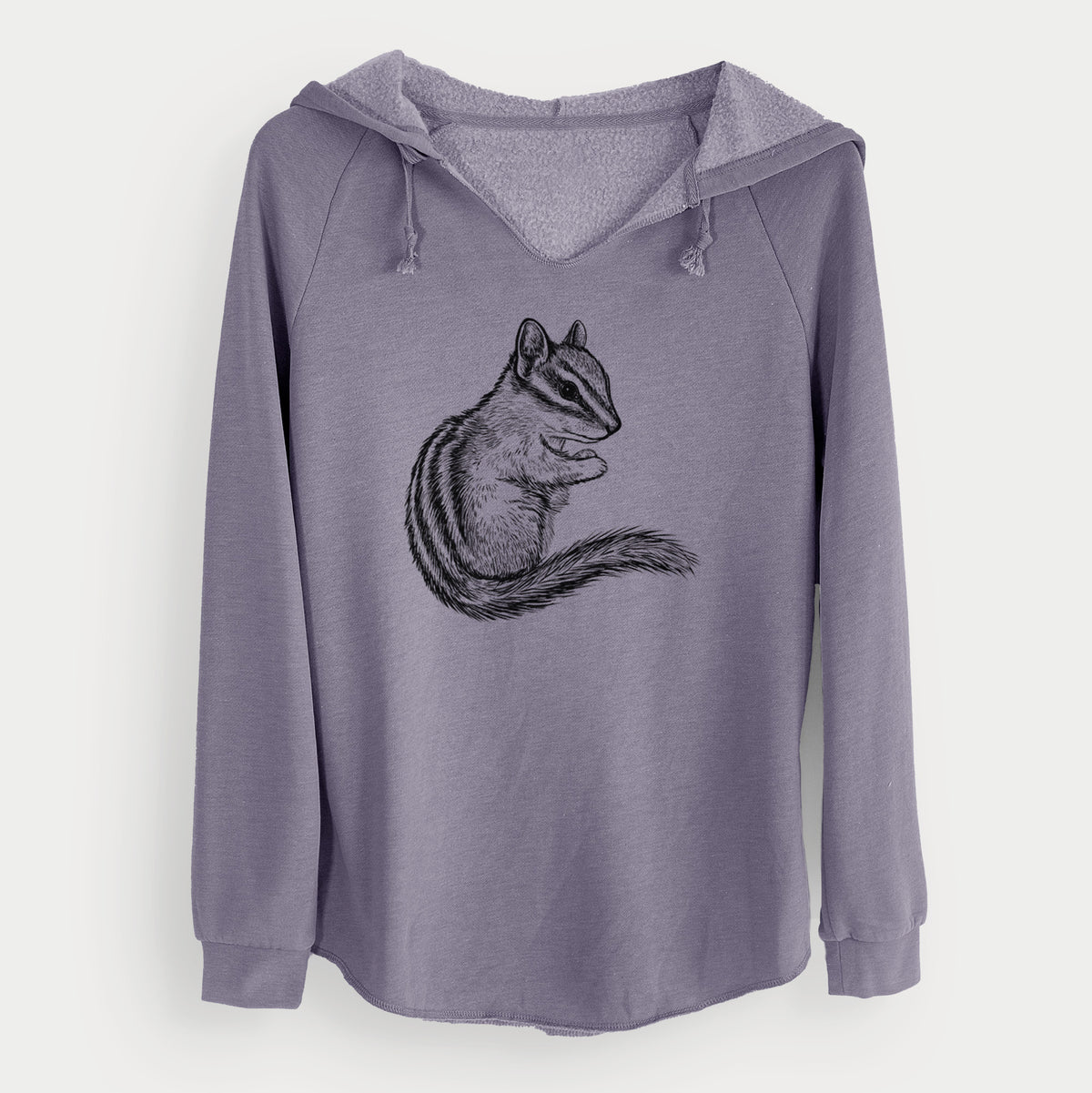 Chipmunk - Neotamias minimus - Cali Wave Hooded Sweatshirt