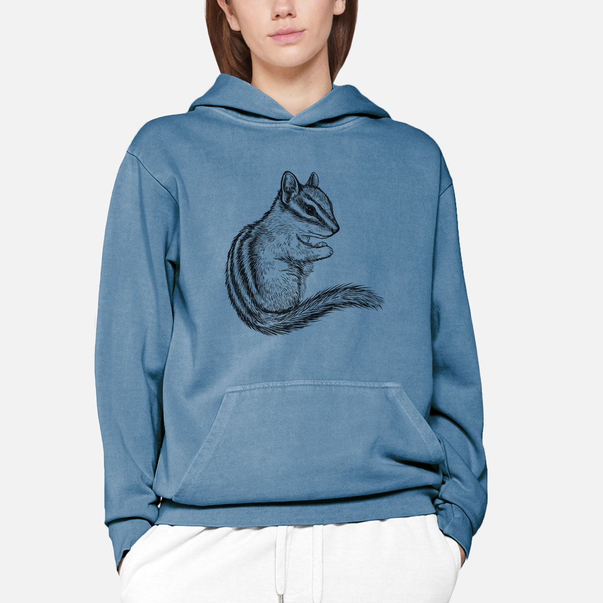 Chipmunk - Neotamias minimus  - Urban Heavyweight Hoodie