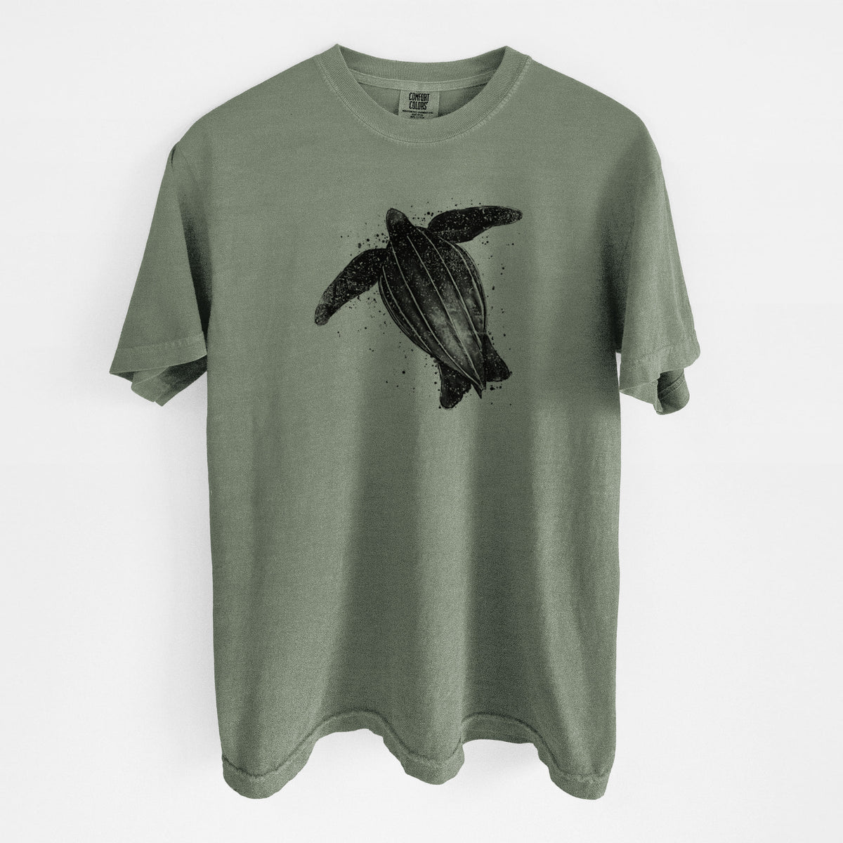Leatherback - Dermochelys coriacea - Unisex Comfort Colors Garment-Dyed Heavyweight T-shirt