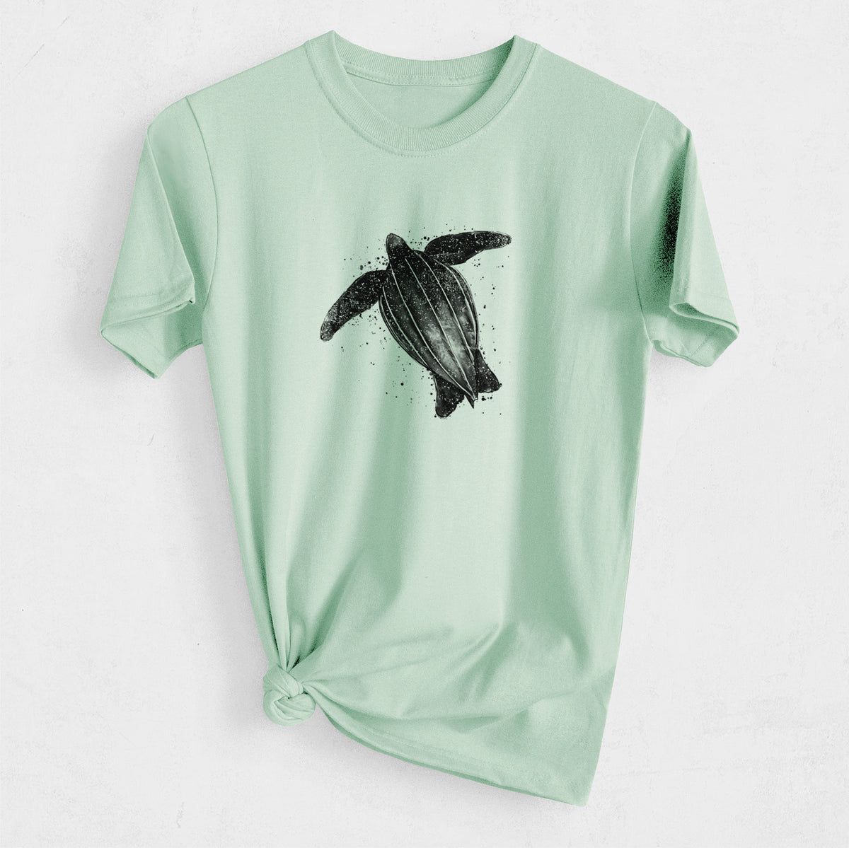 Leatherback - Dermochelys coriacea - Heavyweight Men&#39;s 100% Organic Cotton Tee