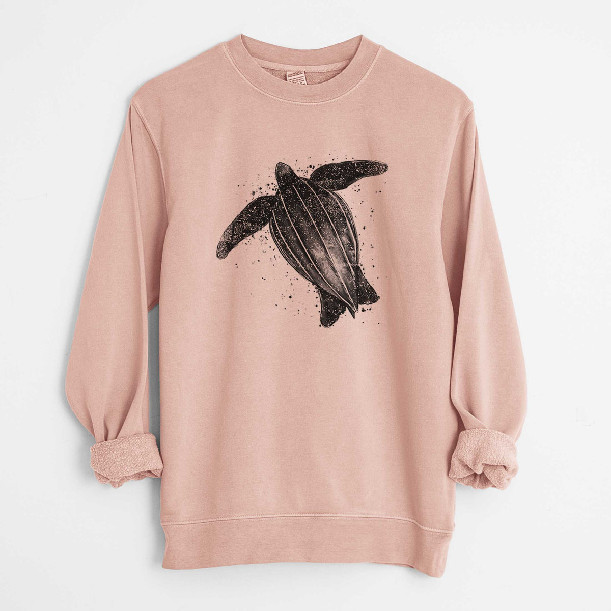 Leatherback - Dermochelys coriacea - Unisex Pigment Dyed Crew Sweatshirt