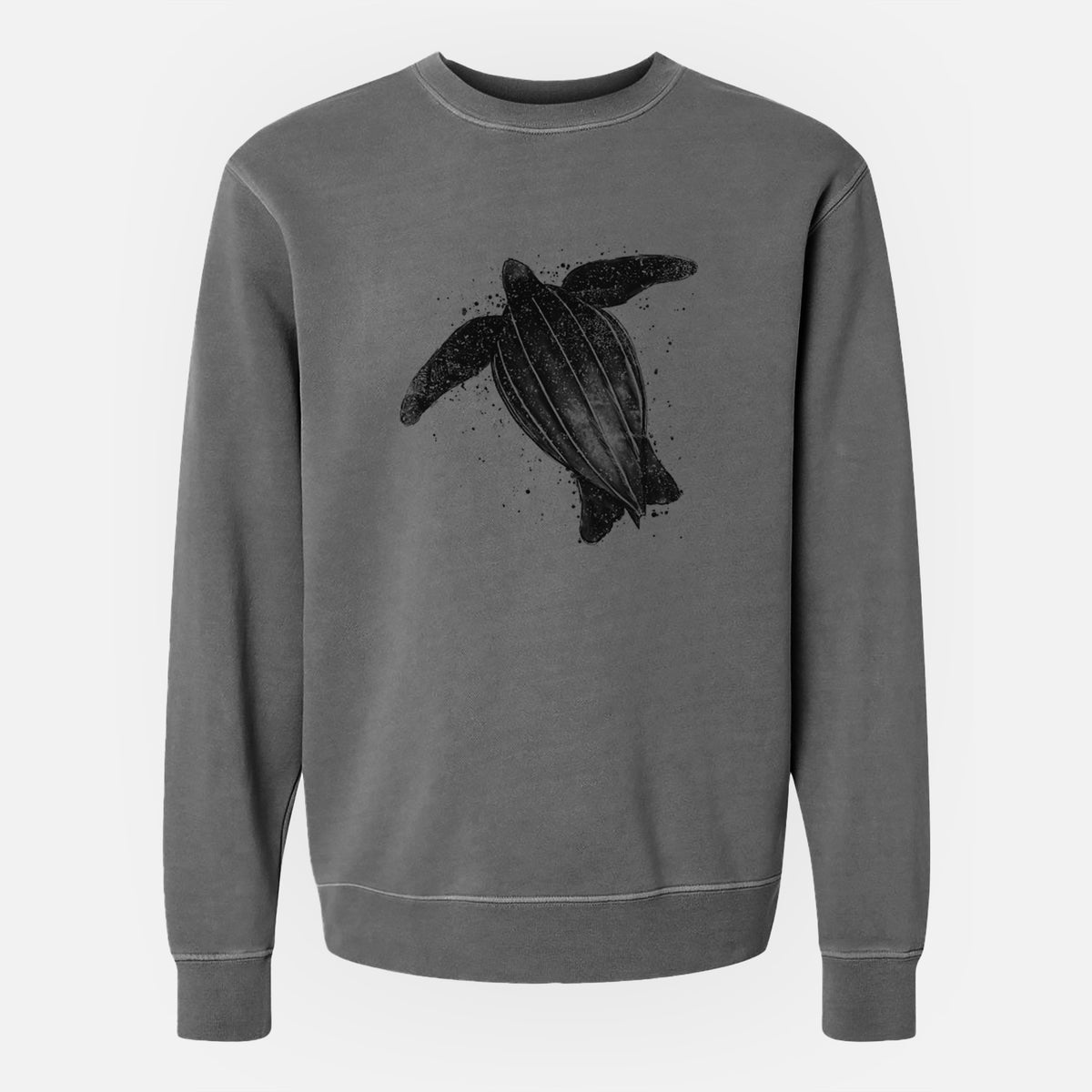 Leatherback - Dermochelys coriacea - Unisex Pigment Dyed Crew Sweatshirt