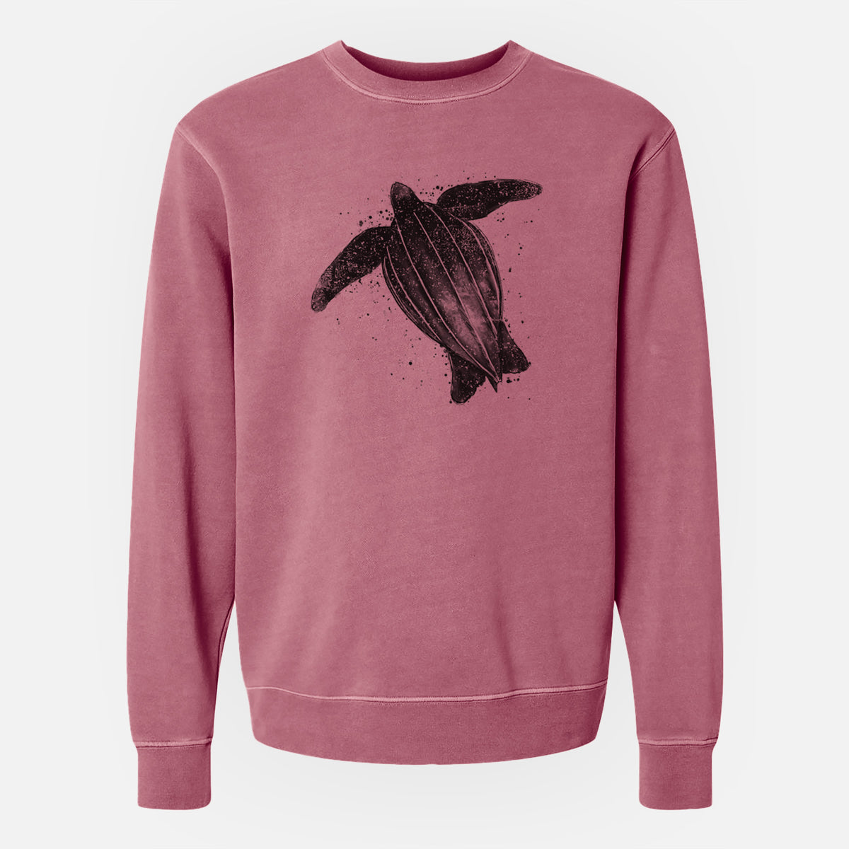 Leatherback - Dermochelys coriacea - Unisex Pigment Dyed Crew Sweatshirt