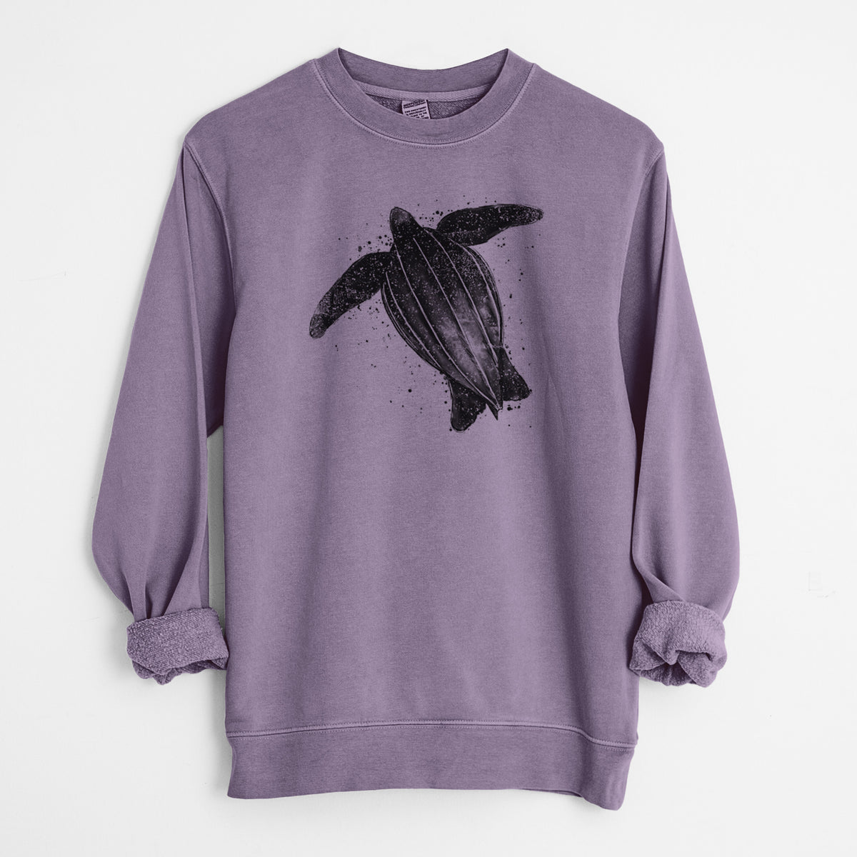 Leatherback - Dermochelys coriacea - Unisex Pigment Dyed Crew Sweatshirt