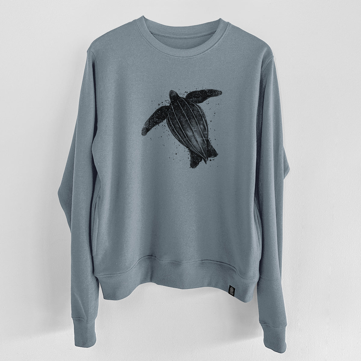 Leatherback - Dermochelys coriacea  - Unisex Reclaimed Crewneck Sweatshirt