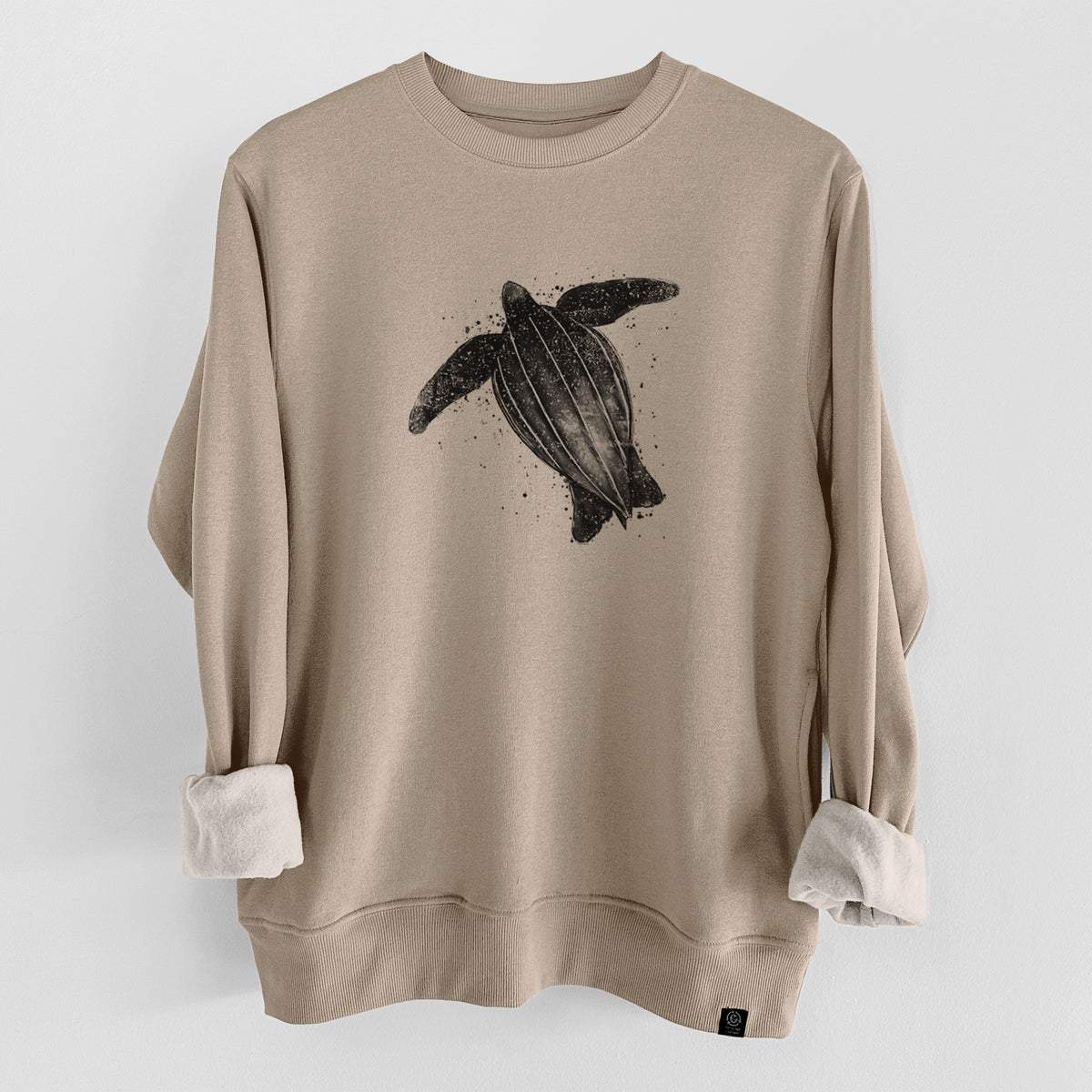 Leatherback - Dermochelys coriacea  - Unisex Reclaimed Crewneck Sweatshirt