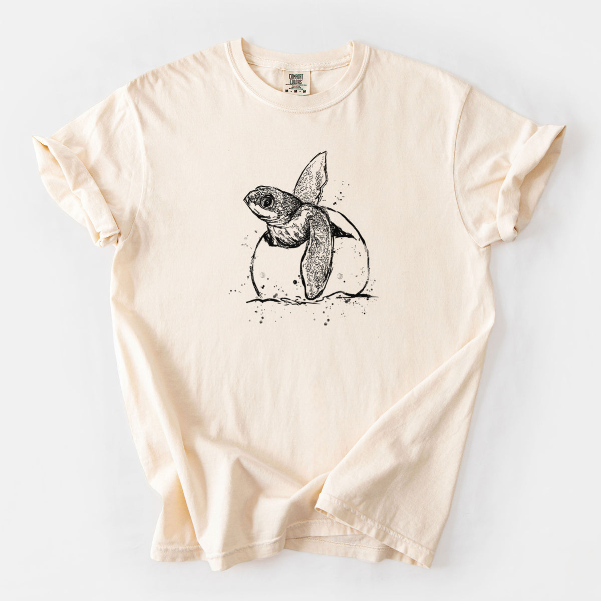 Leatherback Turtle Hatching - Unisex Comfort Colors Garment-Dyed Heavyweight T-shirt