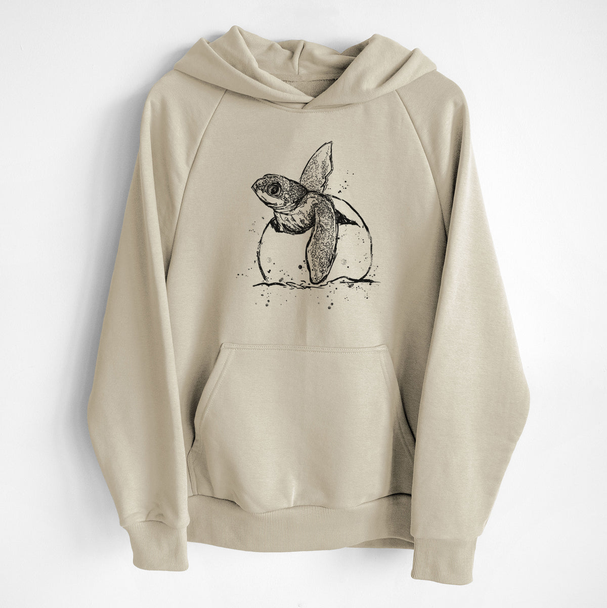 Leatherback Turtle Hatching - UltraLuxe Heavyweight French Terry Hoodie