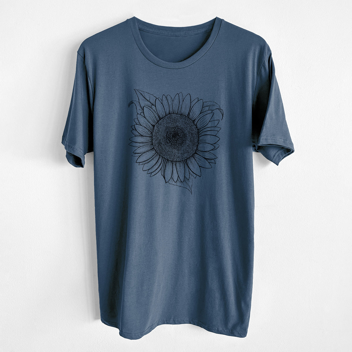 CLOSEOUT - Lemon Queen Sunflower - Helianthus Annuus - Unisex Crewneck - Made in USA - 100% Organic Cotton