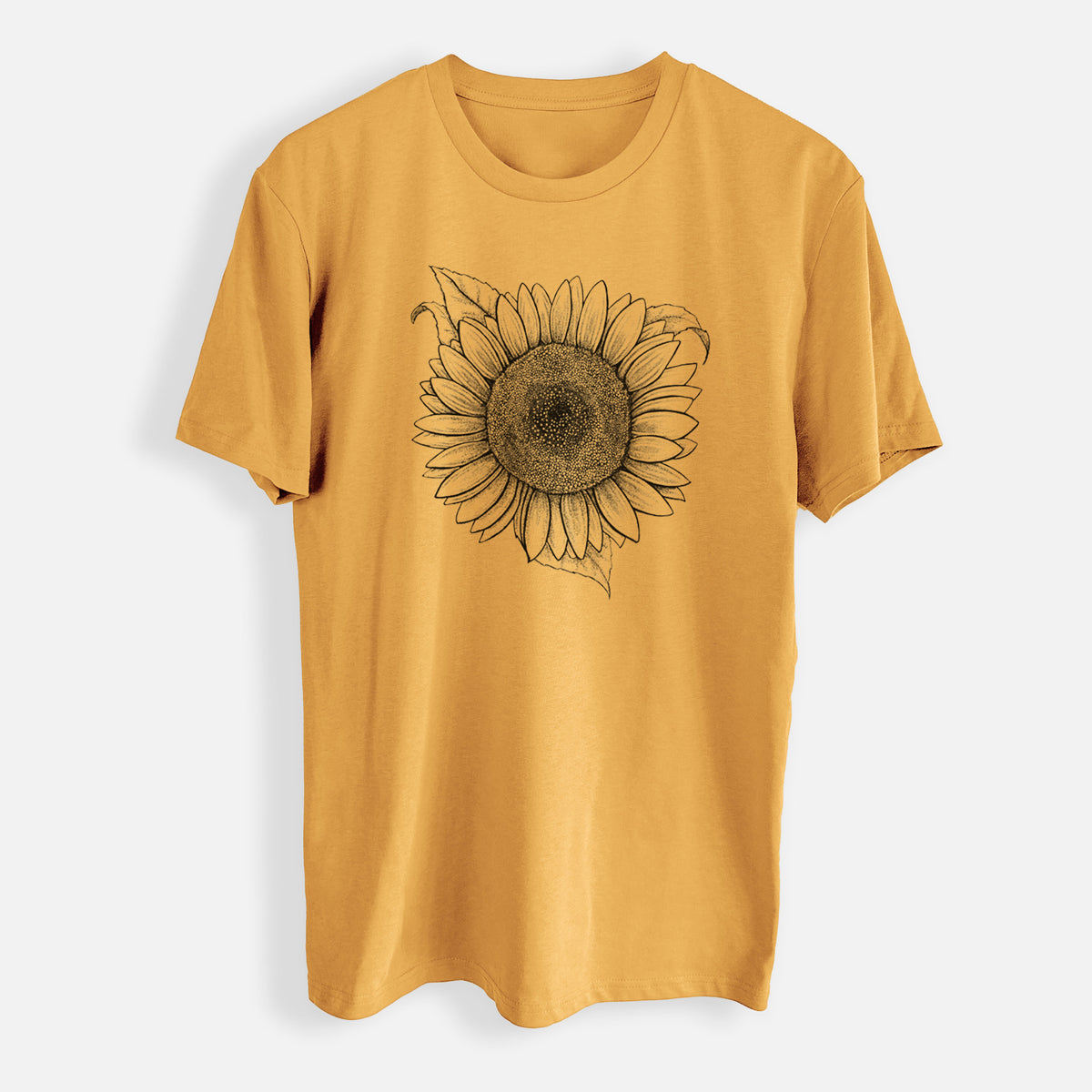 Lemon Queen Sunflower - Helianthus Annuus - Mens Everyday Staple Tee