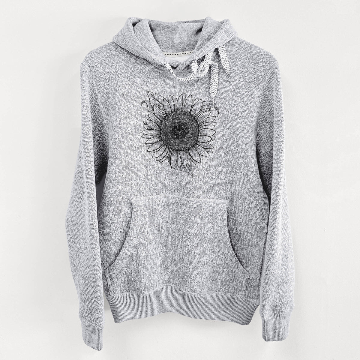 Lemon Queen Sunflower - Helianthus Annuus - Knit Hoodie