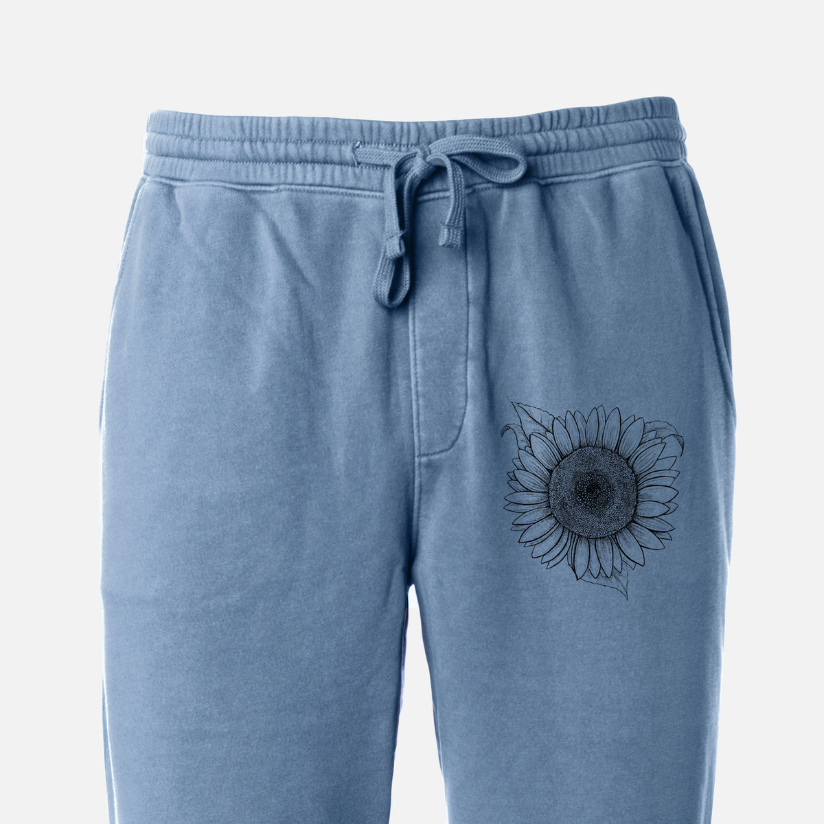 Lemon Queen Sunflower - Helianthus Annuus - Unisex Pigment Dyed Sweatpants