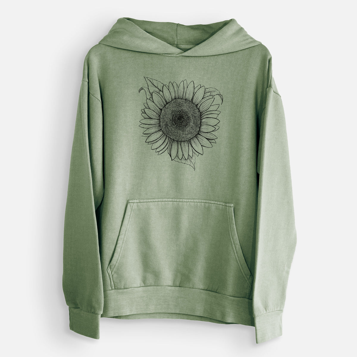 Lemon Queen Sunflower - Helianthus Annuus  - Urban Heavyweight Hoodie