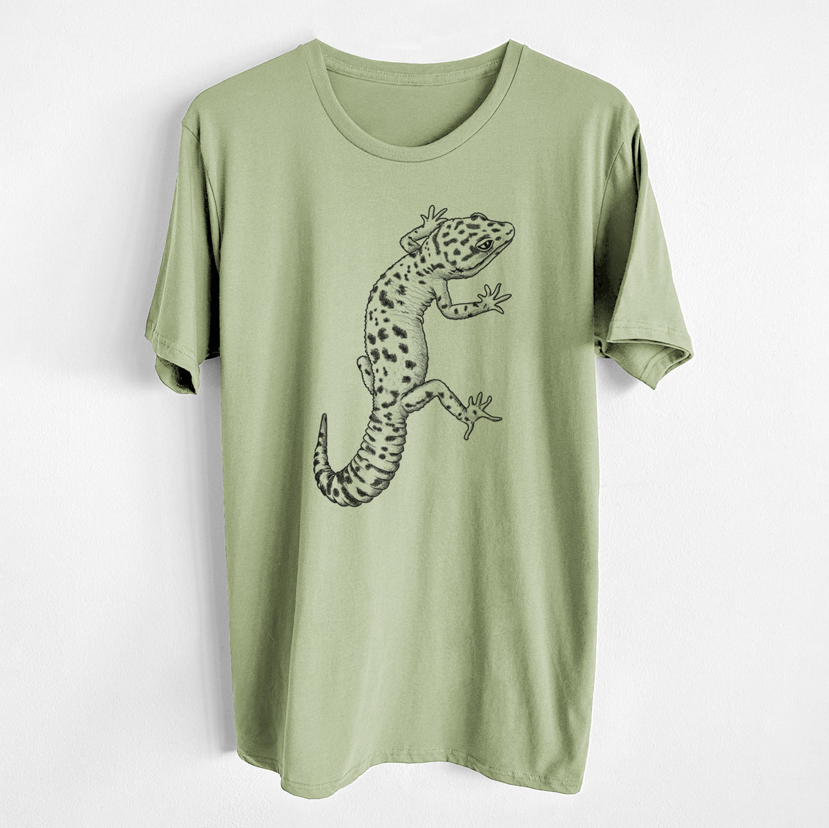 CLOSEOUT - Eublepharis macularius - Leopard Gecko - Unisex Crewneck - Made in USA - 100% Organic Cotton