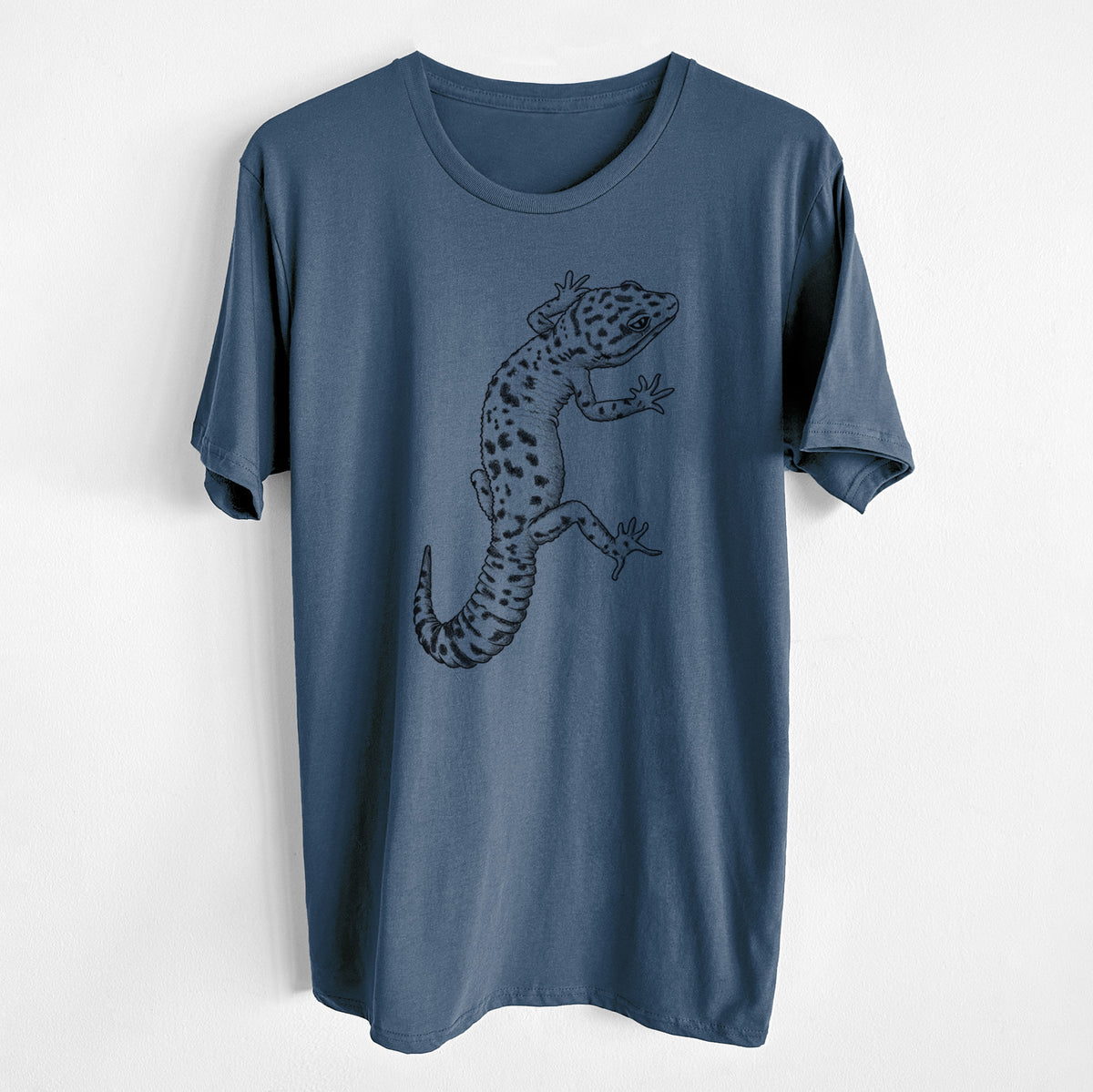 CLOSEOUT - Eublepharis macularius - Leopard Gecko - Unisex Crewneck - Made in USA - 100% Organic Cotton