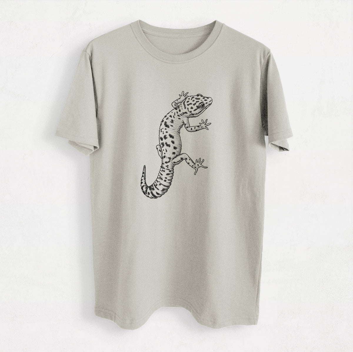 Eublepharis macularius - Leopard Gecko - Heavyweight Men&#39;s 100% Organic Cotton Tee