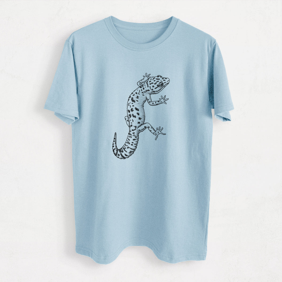 Eublepharis macularius - Leopard Gecko - Heavyweight Men&#39;s 100% Organic Cotton Tee